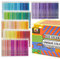 Lot de 520 crayons de couleur riches en pigments souples - Crayons de couleur pré-taillés avec nuancier à faire soi-même - Crayons de couleur de qualité artistique pour adultes, enfants et artistes -