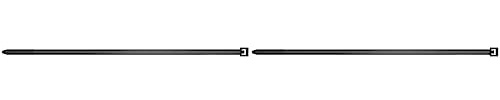 fischer Kabelbinder UBN 4,8 x 280 - Hochwertige Kabelverbinder zur einfachen Bündelung von Kabeln und Rohren, schwarz - 100 Stück - Art.-Nr. 87495 (Packung mit 2)
