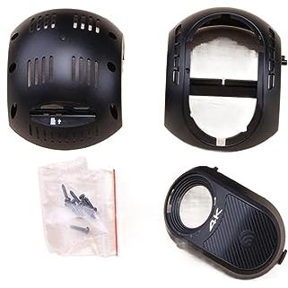 OwlKay Drohnen-Zubehör für YUNEEC Typhoon H480 Q500 4K CGO3 + PTZ-Kamera-Zubehör Kugelgehäuse aus Kunststoff vorne und hinten (Color : 1Set)