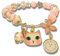 napoolo - Bracelet Pierre Naturelle Femme - Perles Naturelles - Élégance Française avec Améthyste, Quartz Rose, Pierre de Lune, Citrine, Jade, chakras - Bien-être et Style au Quotidien (orchidée)