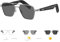 GetD AI Smart Bluetooth Glasses for Men and Women, Voice Controlled Open Ear style Smart Sunglasses for Listening to Music and Calls with Built in Speakers, IPX4 Waterproof Bluetooth Audio Glasses