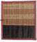ZONADAH Painting Brush Bamboo Rolling Bag 30x26 Pen Case Curtain Paintbrush Holder Calligraphy Brush Rollup Protector Bamboo Rolling Bag for Paintbrushes Storage