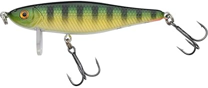 Berkley Pulse Racer Crankbait | Hochgeschwindigkeits-Schwimmköder mit starkem Wobble für Barsche, Hechte und Zander | Realistischer Süßwasser-Hartköder mit Rassel und Drillingen | Mehrere Farben