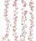 duoyif Blumengirlande Künstliche Kirschblüten Girlande Blumenrebe Blumengirlande Frühling Aesthetic Girlande Seidenblumen Hängend Vines Für Hochzeit Party Garten Zimmer Deko 1,8M 4Stk (Kirschblüte)