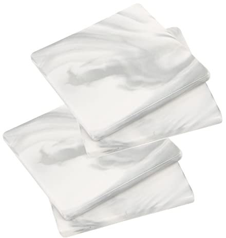 ABOOFAN 4pièces sous-Verres Céramique Résistants Chaleur avec Motif Marbré Tapis De Table Décoratifs pour Tasses Et Verres