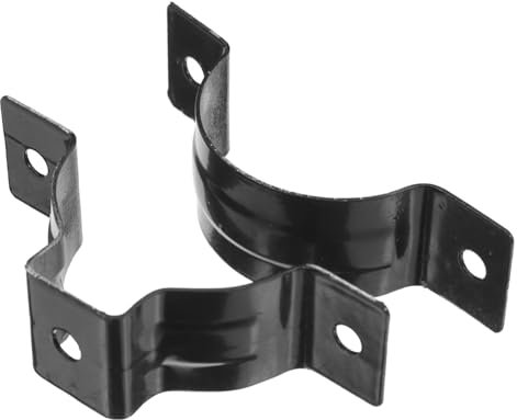 ARTIBETTER 50mm Pipe Clamp u Shape Washer Drain Hose Hook Metal Drain Channel Adapter for Outdoor Use