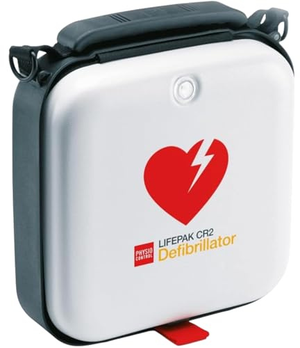 Physio-Control LIFEPAK CR2 Laien-Defibrillator AED (Halbautomatisch mit WLAN + 4G) Gewerbe Zuhause Feuerwehr, Defibrilator Erste-Hilfe Notfall-Set Medical Rettungsgerät, Notfall Rettung Gerät Defi