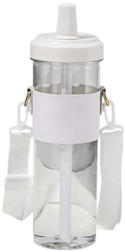 LfrXtra Wasserflasche mit großem Fassungsvermögen und Crossbody-Griff für multifunktionale Tassen, Trinkwaren