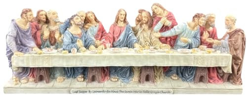 57 SPECIAL REPLICAS Skulptur Deko Figur - SKULPTUR Da Vinci DAS LETZTE ABENDMAHL - Figur als Geschenk für Wohnzimmerdekoration Figuren Deko
