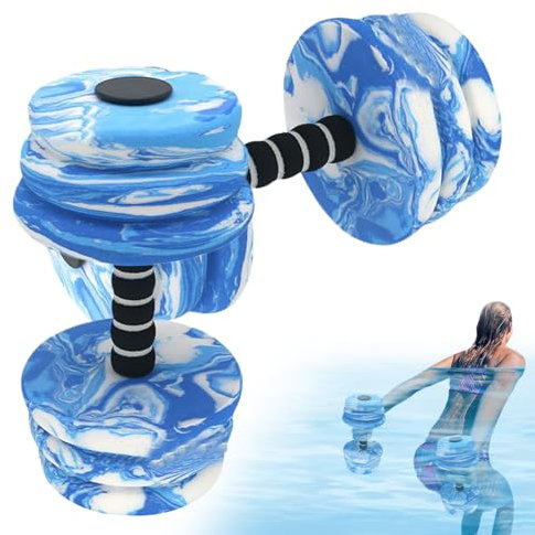 Ensemble d'haltères, poids d'exercice | Haltères d'eau pour l'exercice de la piscine,Équipement EVA en mousse étanche légère 2 pièces pour natation