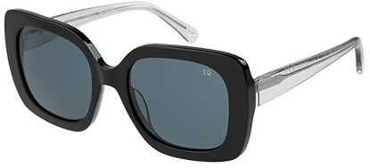 Schwarze Retro-Sonnenbrille mit UV-Schutz und Graufilter von Botaniq