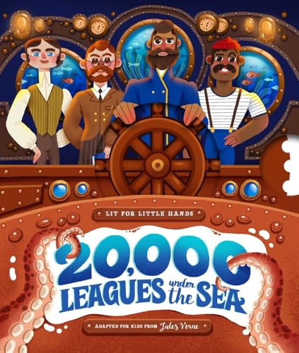Lit for Little Hands: 20,000 Leagues Under the Sea: An Interactive Board Book Adapting the Classic for Kids