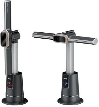 Shark TurboBlade Bladeless Tower Fan + Heat, Charcoal, TH202