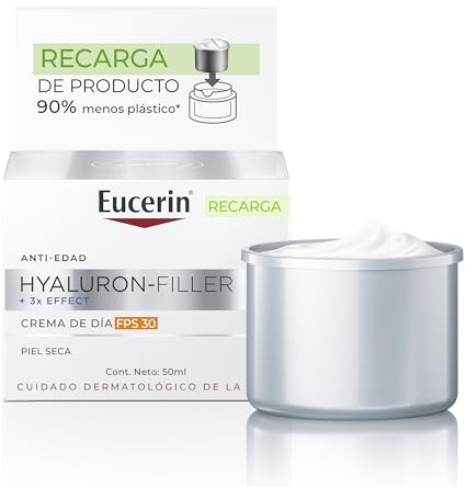 Eucerin Hyaluronic Filler Anti-Wrinkle Day Cream with SPF 30, Hyaluronic Acid, for Normal and Combination Skin, 50 ml