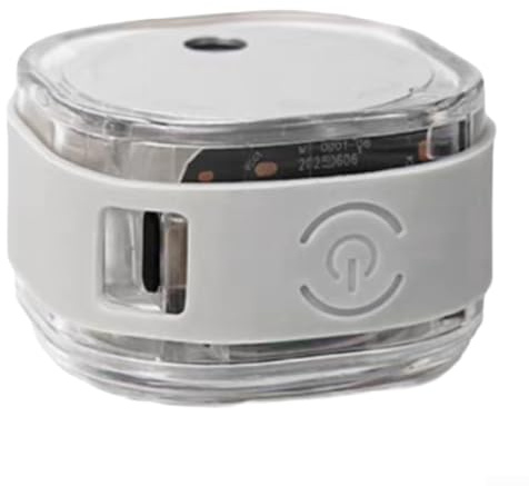 Kaffeebohnen-Zerstäuber mit antistatischer Sprüh- und Nebel-Technologie mit wiederaufladbarem Akku und Magnetfuß für effizientes Mahlen von Kaffee (weiß)