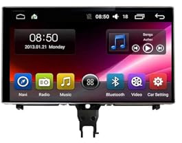 Touchscreen Stereo 2 Din für Audi A6 C7 A7 2012-2018 mit Bluetooth Fm Radio, Mirror Link, USB, Aux, WiFi mit Bluetooth Mirror Link Am Radio, 4 Kern 4G+64G