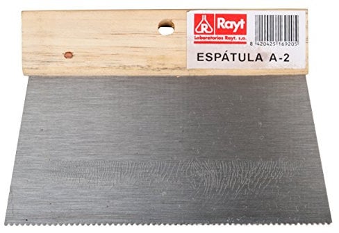 Rayt 1692 Espátula dentada metálica A2 para aplicación de adhesivos.