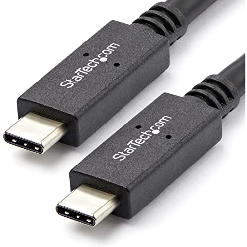 StarTech.com Cable de 1m USB-C con Entrega de Potencia hasta 5A - USB 3.1 de 10 Gbps USB Tipo C Certificado (USB31C5C1M)