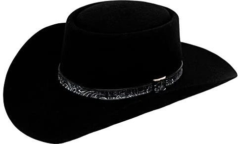 Stetson Revenger 4X Cowboy Hat, Black, 7 3/4