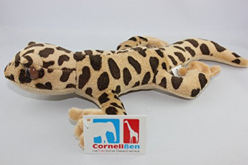 Cornelißen - 1017240 - Leopardgecko, Plüsch, 27cm, Stofftier, waschbar bis 30 Grad