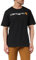 Carhartt Men's Relaxed Fit Heavyweight Short-Sleeve Logo Graphic T-Shirt, Black, XXL