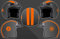 SUPERSTICKI Helm Aufkleber Set 8 orange Racing Streifen Motorrad Bike Motorcycle Aufkleber Bike Auto Racing Tuning aus Hochleistungsfolie Aufkleber Autoaufkleber Tuningaufkleber Hochleistun