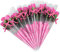 38 Stücke Rosen seife gastgeschenk Rot Fuchsia duftenden Rose Blütenblatt Bad Körper Seife Hochzeit Party Geschenk duftende Dekor für Valentinstag Muttertag Jahrestag