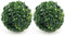 AUEAR, Künstliche Buchsbaum-Pflanzenkugeln, dekorativ für Tischdekoration, Garten, Hochzeitsdekoration (17,8 cm Durchmesser, 2 Stück)