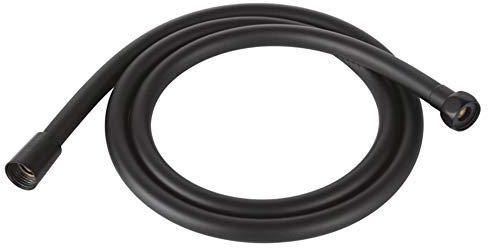 XYY - Manguera de ducha (2 m, PVC 360 °, anti-Torsión y a prueba de explosiones, con conexión universal G 1/2, color negro