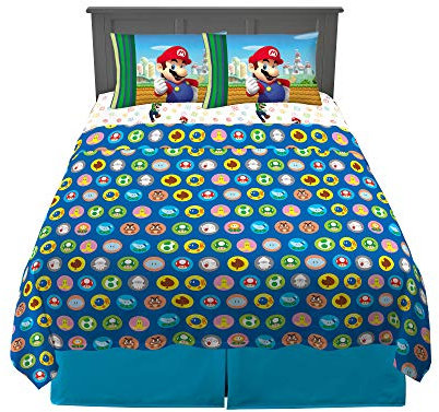 Franco Mario Bettwäsche-Set für Kinder, superweiches Mikrofaser-Bettlaken-Set, voll