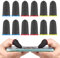 ZEPOHCK Gaming Finger Sleeves, [6 PCS] Game Controllers Finger Cover, Breathable Anti-Sweat Silver Fibre Finger Cot Improve Sensitivity for Rules of Survival/Knives Out for Android & iOS