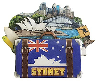 Australia Sydney Landmark 3D Refrigerator Magnet Tourist Souvenirs Wood Magnetic Stickers Fridge Magnet Home & Kitchen Decoration from China