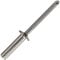OPIOL QUALITY® Dichtblindnieten mit Flachkopf, gerillter Nietdorn 6,4x16 mm aus Edelstahl A2 V2A (25 Stück) Flachkopfnieten Dichtnieten Popnieten Bechernieten Niete ISO 16585