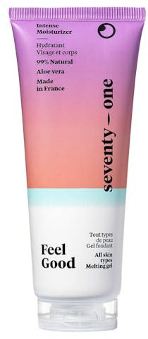 SeventyOne Percent | Feel Good | Gel fondente idratante per viso corpo |Soulage e idratazione | Prolunga l'abbronzatura | Freschezza istantanea | 100% Naturale e Vegano | Prodotto in Francia | 200 ml