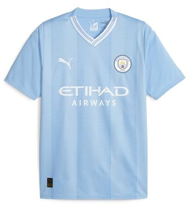 PUMA MCFC 770438-01 Home Jersey Replica T-Shirt Unisex Blue Größe XS