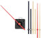 Dugena Quarz-Uhrwerk-Set ME 838, inklusive Zeiger-Set, 1 Stück, zum Einbauen, Größe:ZWL 11 mm. extra stark