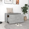 Tidyard Flurbank Sitzbank mit Schublade Sitztruhe Schuhbank Garderobenbank Truhenbank Bank mit Stauraum Holzwerkstoff 80x40x45 cm Betongrau
