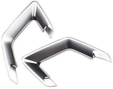 Garniture Couvercle Poignée Porte Intérieure Voiture pour Peugeot 308 308S 408 Accessoires Cadre Décoratif D'accoudoir Intérieur OOPUHKSY(Argent)