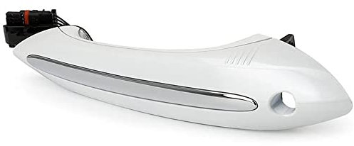 Car Exterior Comfort Access Vordere Linke Türgriff für BMW 5 7 Series F01 F02 F06 F10 520d 520i 525d 528i 530d 530i 51217231931,Weiß