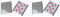2 set New Plastic Card Sleeve Change Illusion Magic Trick