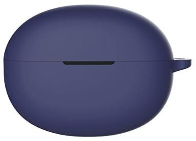 KUTEWEU Hülle für Realme BudsAir 3 Cover, Weiches Silikon Stoßfeste Schutzhülle mit Karabiner Case für Realme Bbuds T300/Buds Air 3 NEO/BudsAir 5 Pro/BudsAir 5/Realme T100 (Blau, BudsAir 5)