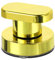 sourcing map Suction Cup Door Handle, 1Pcs - ABS Shower Door Handle, Adhesive Push Pull Armrest for Bathroom Sliding Glass Door Refrigerator Drawer (Gold, 62x50mm)