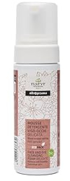 NATYR - ALTROMERCATO - Mousse detergente viso e occhi bio - Struccante delicata con ibisco e vitamina C per pelli sensibili - Pelle pulita e luminosa - 150 ml