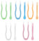 MYSUNBAR 5 Sets Plastic Contact Lens Insertion Tool with Tweezers and Suction Cup for Contact Lenses Travel Lens Insert, multicoloured, Pocket organiser