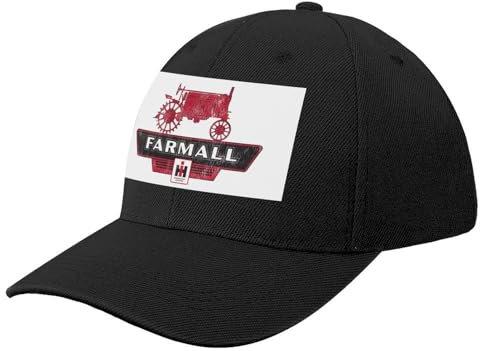 EIILHUED Farmall IH Baseball Cap Bergsteigen Trucker Hüte Trucker Cap Hut Mädchen Herren