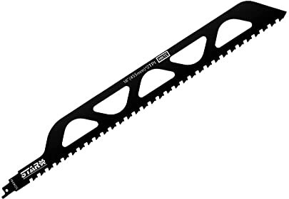 SAROAD Säbelsägeblatt, Hartmetall, Wolframkarbid zum Schneiden von porösem Beton, Faserzement, Ziegel, 455 mm