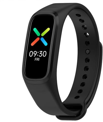 Ersatzarmband für Oppo Band Sport, Armband Uhrenarmband, Silikon Armbänder für Oppo Band (Black)