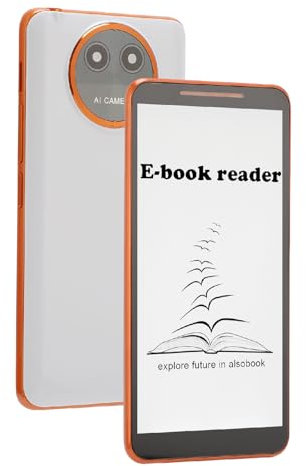 Focket E Reader, 5.7in 1G 8G HD Capacitive Touchscreen Ink Screen WiFi Bluetooth Portable Pocket Book PDF Reader with Writing Pad Protective Case, Faster Page Turns, E Book Reader