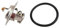 Termostato de refrigerante de 82 grados for motor de coche 1.8T 2.0 con sensor automático compatible con V&W PAS&SAT