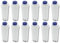 SOS Accessoire 12 filtri dell'acqua di ricambio per macchine da caffè DeLonghi ECAM, Eletta, Dinamica, DLSC002, Magnifica, ETAM Autentica e Dive